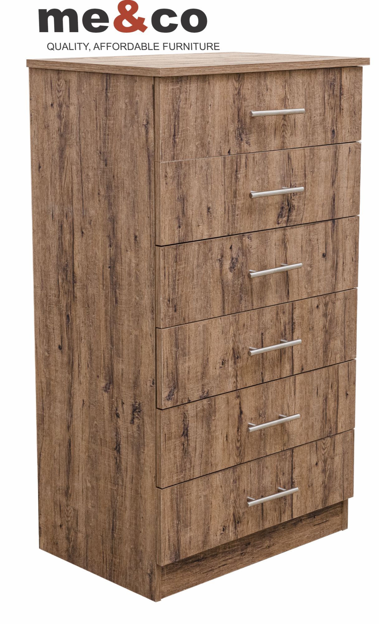 Lagos six-drawer chest of drawers