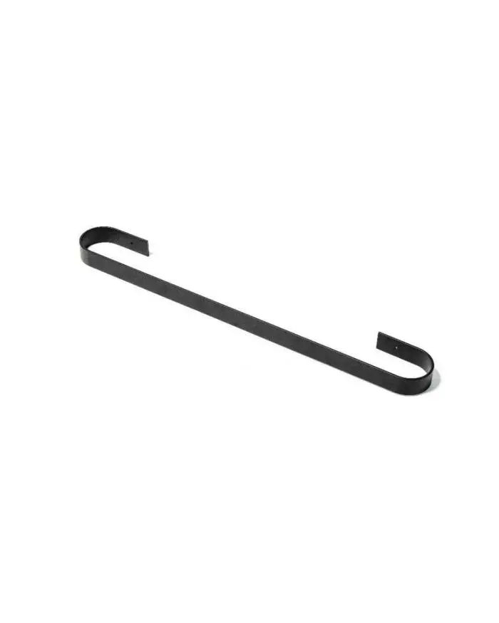 Woodly Towel Rail, Black, 60cm