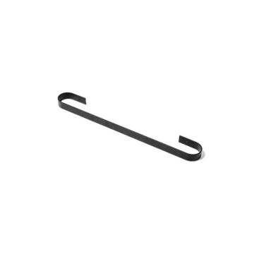 Woodly Towel Rail, Black, 60cm