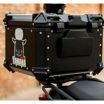 65L Motorcycle Aluminum Alloy Top Box Tail Case