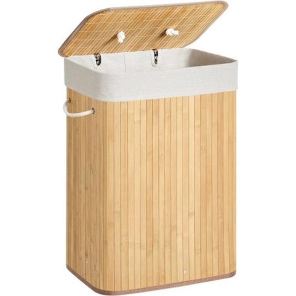 Bamboo Laundry Basket – Eco-Friendly & Durable Storage