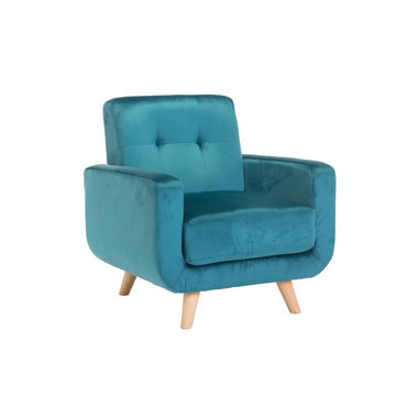 Vividitto - Pejane Velvet Armchair - Teal