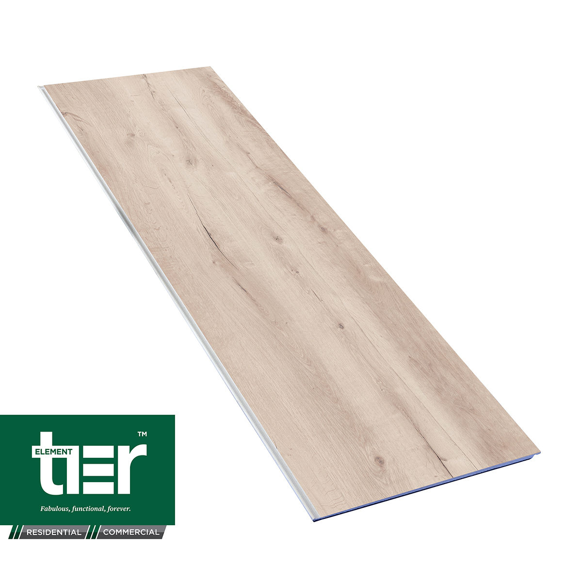 TIER Element Flooring, Danish Oak, SPC Vinyl Flooring With