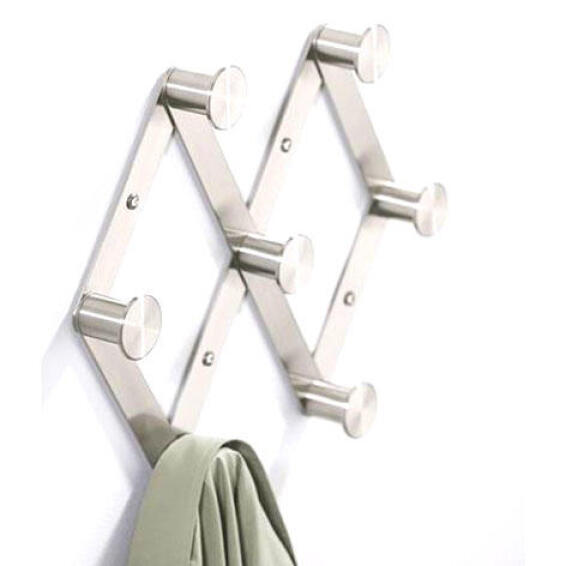 Adjustable Wall Hanger Stainless Steel With 7 Hooks 400X110X40Mm
