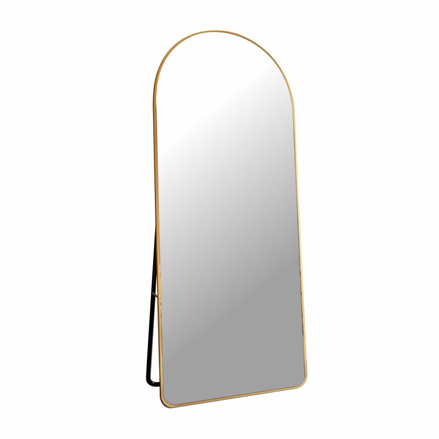 IFEEL Gold Aluminum Frame Arched 168 cm x62cm Wall Hang or Freestanding Glass Mirror 965AG
