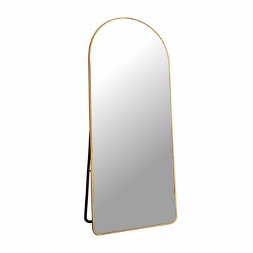 IFEEL Gold Aluminum Frame Arched 168 cm x62cm Wall Hang or Freestanding Glass Mirror 965AG