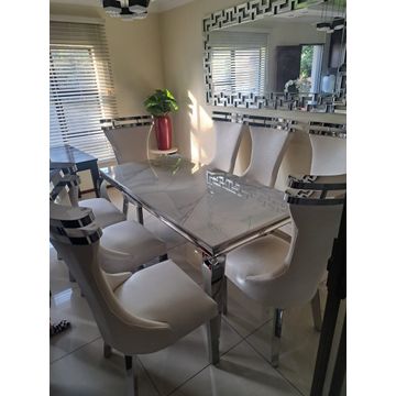8 Seater Stainless Steel Dining Room Suite