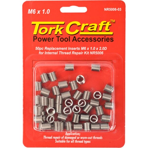 Thread Repair Kit M6 X 1.0 X 2.0D Repl. Inserts For Nr5006