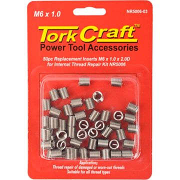 Thread Repair Kit M6 X 1.0 X 2.0D Repl. Inserts For Nr5006