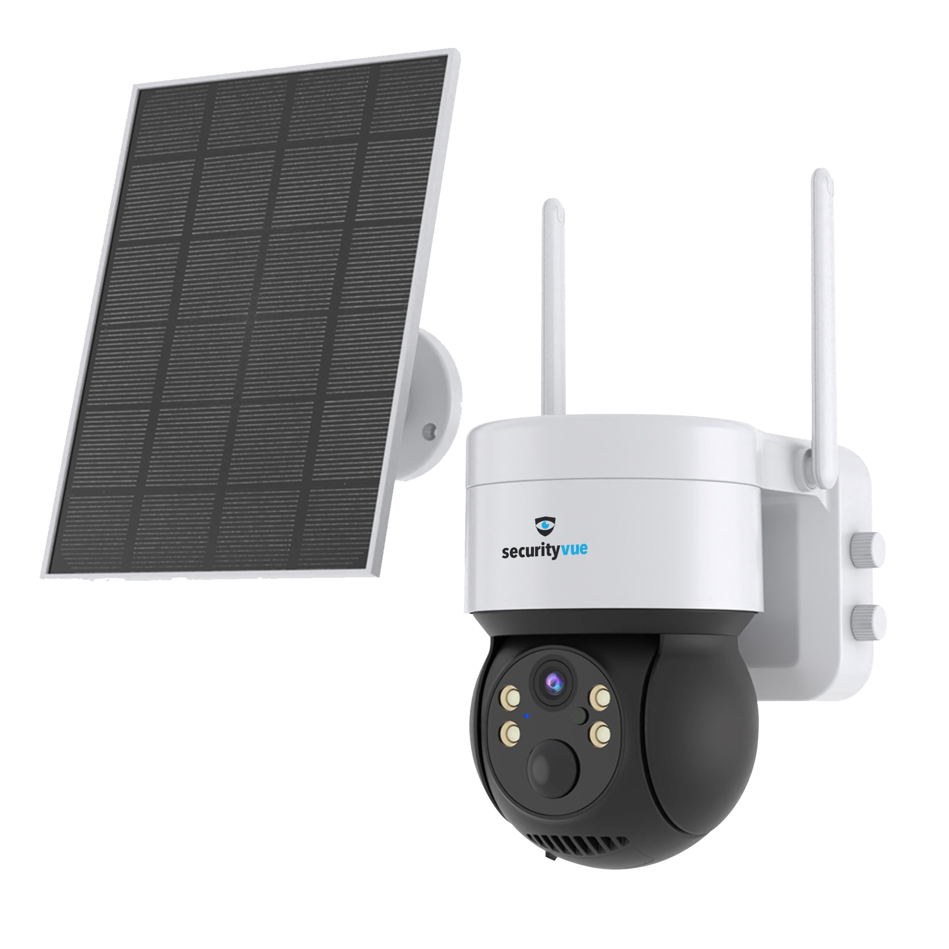 SECURITYVUE 3 MEGA PIXEL SOLAR OUTDOOR CAMERA WITH PTZ AUTO TRACKING
