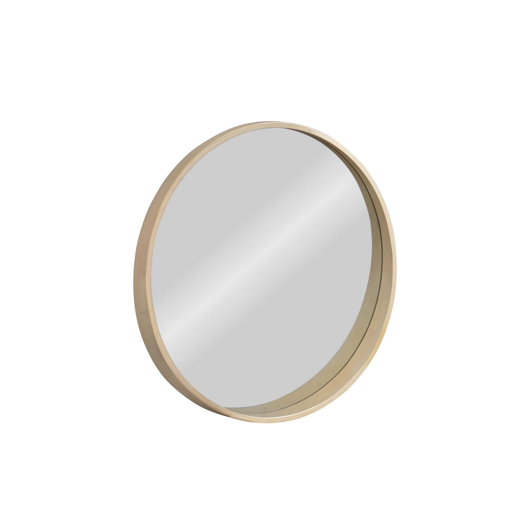 Paramount Mirrors & Prints - Round Stretching 600 - White Washed