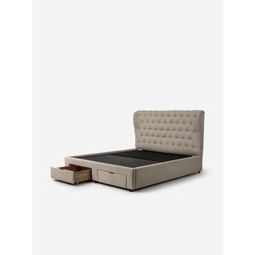 Neutral Storage base headboard set - Double