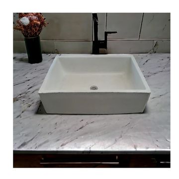 Bespoke Ivory Concrete 65x45x20cm Single Butler
