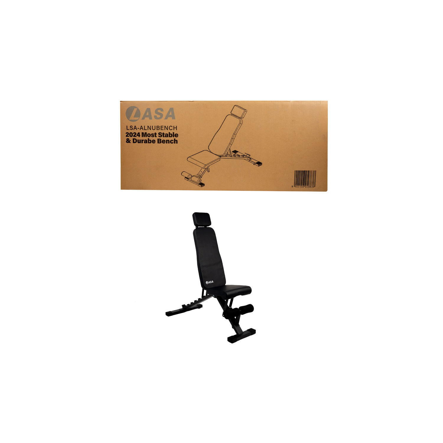 Adjustable Weight Bench – 6 Positions, 110kg Capacity, Home Gym