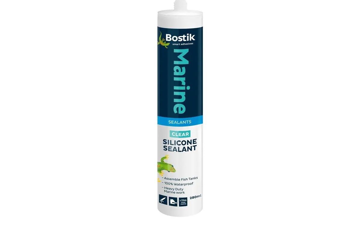 Bostik Marine, Silicone Sealant, Clear, 280ml BY WOODLY