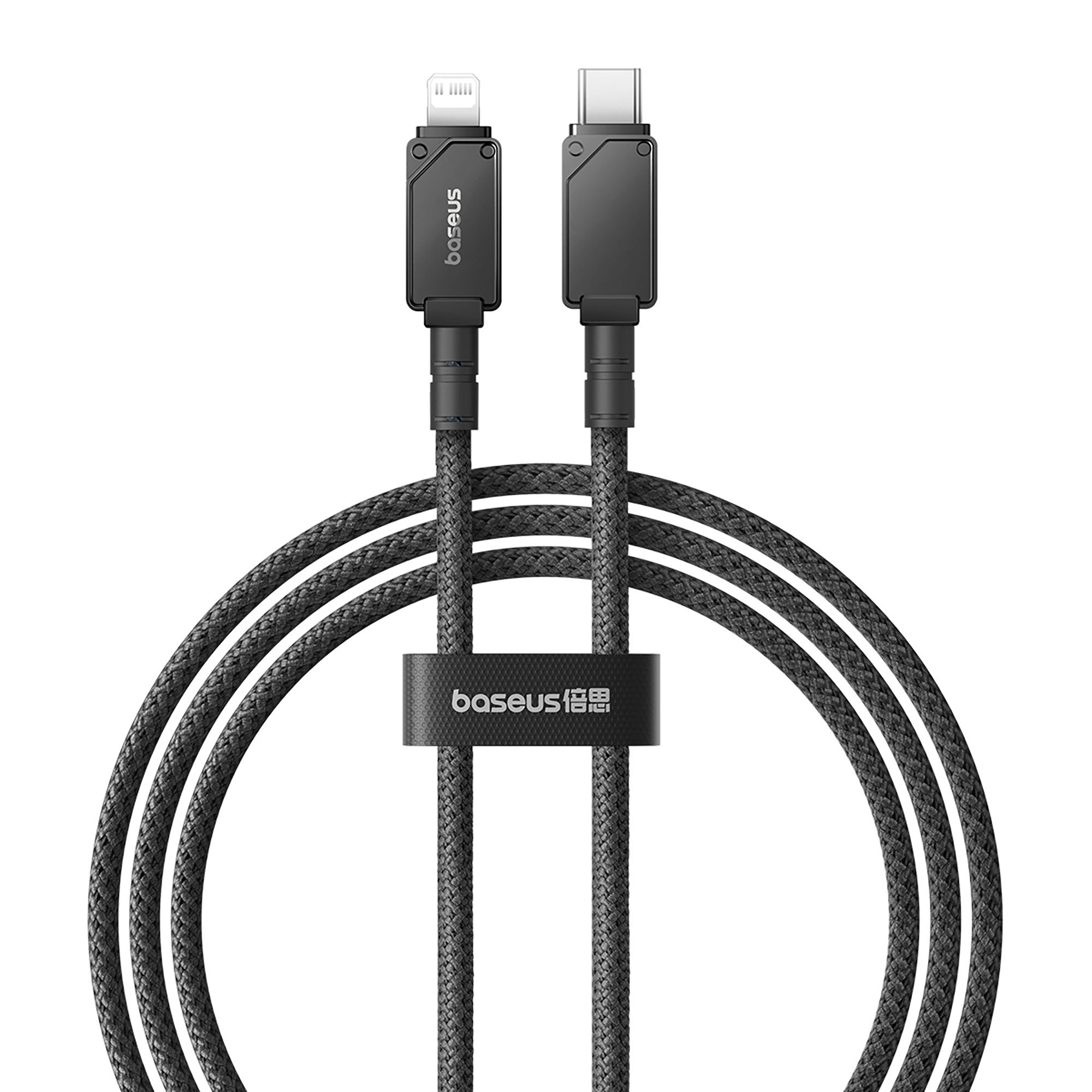 Baseus Unbreakable Series Fast Charging Data Cable Type-C to iP 20W 1m - Cluster Black