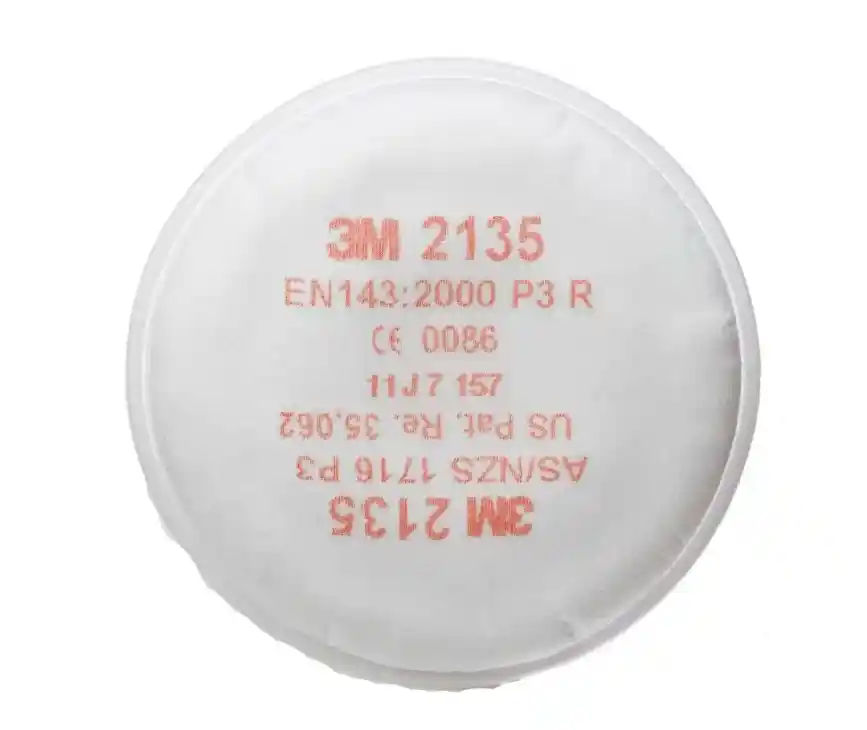 3M2135(2040/2091) Part Filter P100/P3 70071091709 (Smoke) - 4 Pack
