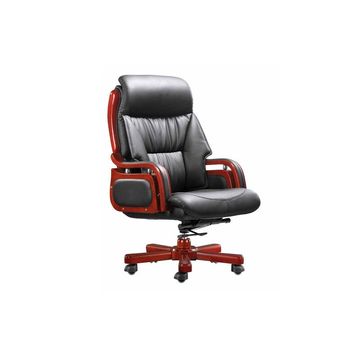 High Black Leather Executive Chair