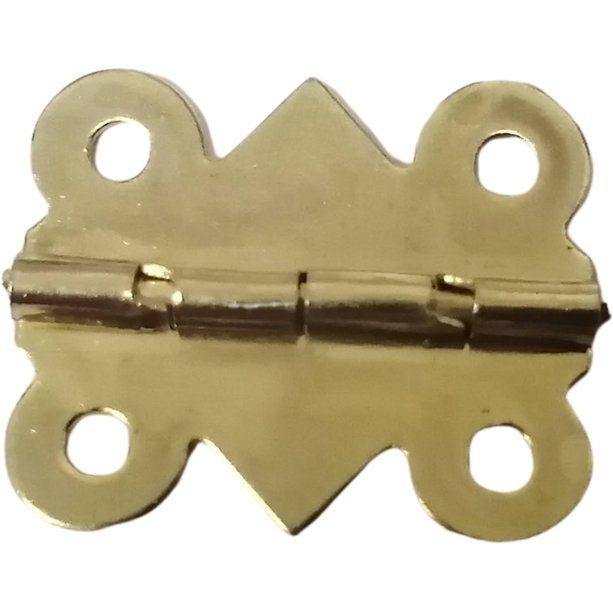 Decorative Jewelry Box Hinge - Antique Brass