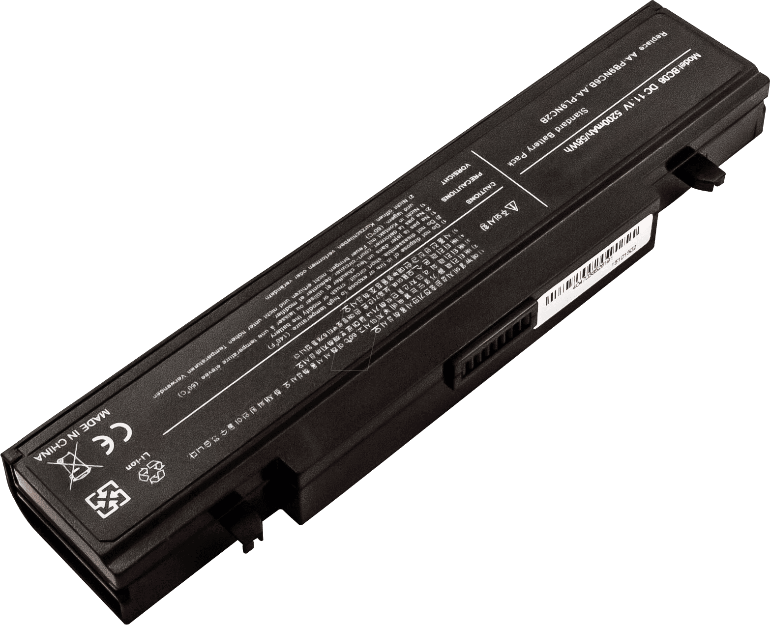 Reliable,long-lasting Vibrant battery for Samsung R519 NP300E5C R410 R470 (P/N: AA-PB9NC6B )