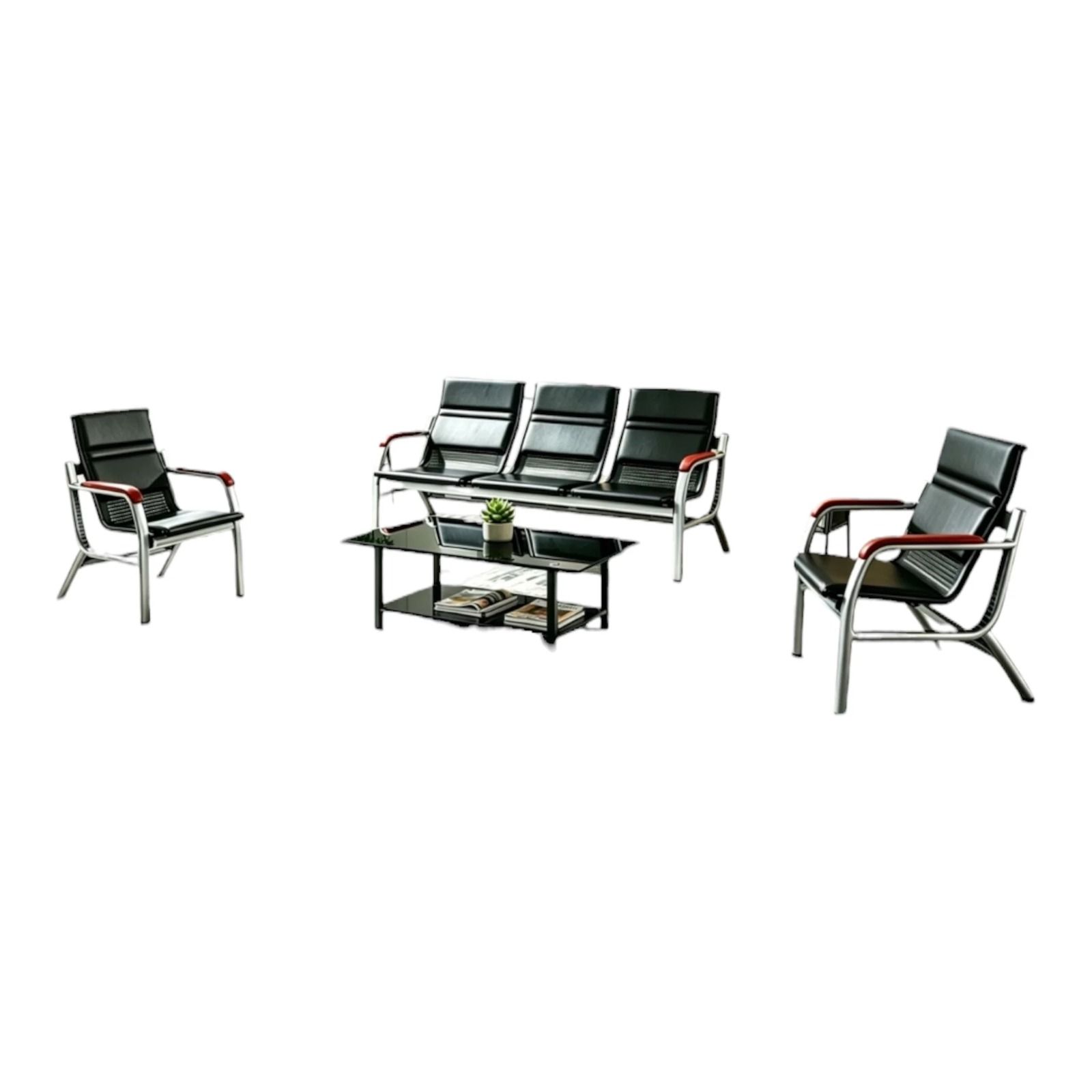 LBM FURN- 5 Seater Office Waiting Sofa