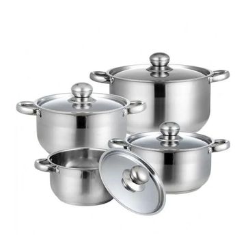 Condere - 8 Piece Stainless Steel Cookware