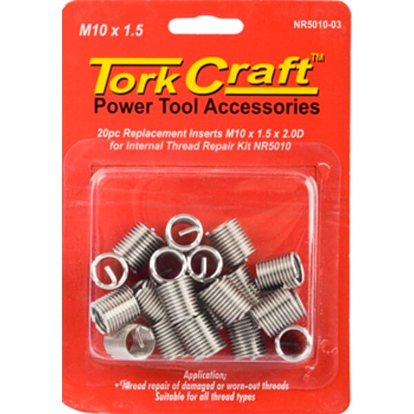 Thread Repair Kit M10 X 1.5 X 2.0D Repl. Inserts For Nr5010