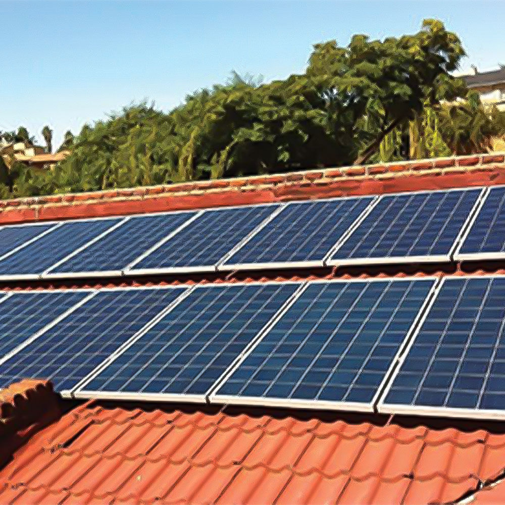 2 PV Panel Tile Roof  Mounting Kit For Up To 72 Cell Panels