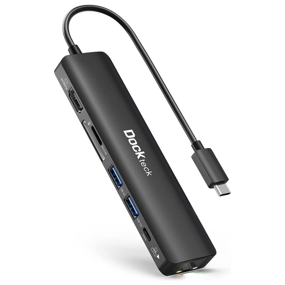 USB-C 7-in-1 Dock – 4K@60Hz Hub with HDMI, USB & PD Charging