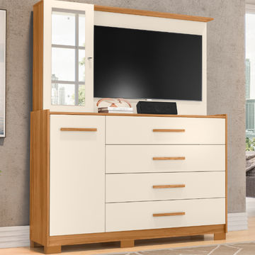 Ilhabela Chest Of Draw Dresser - Oak/Off White