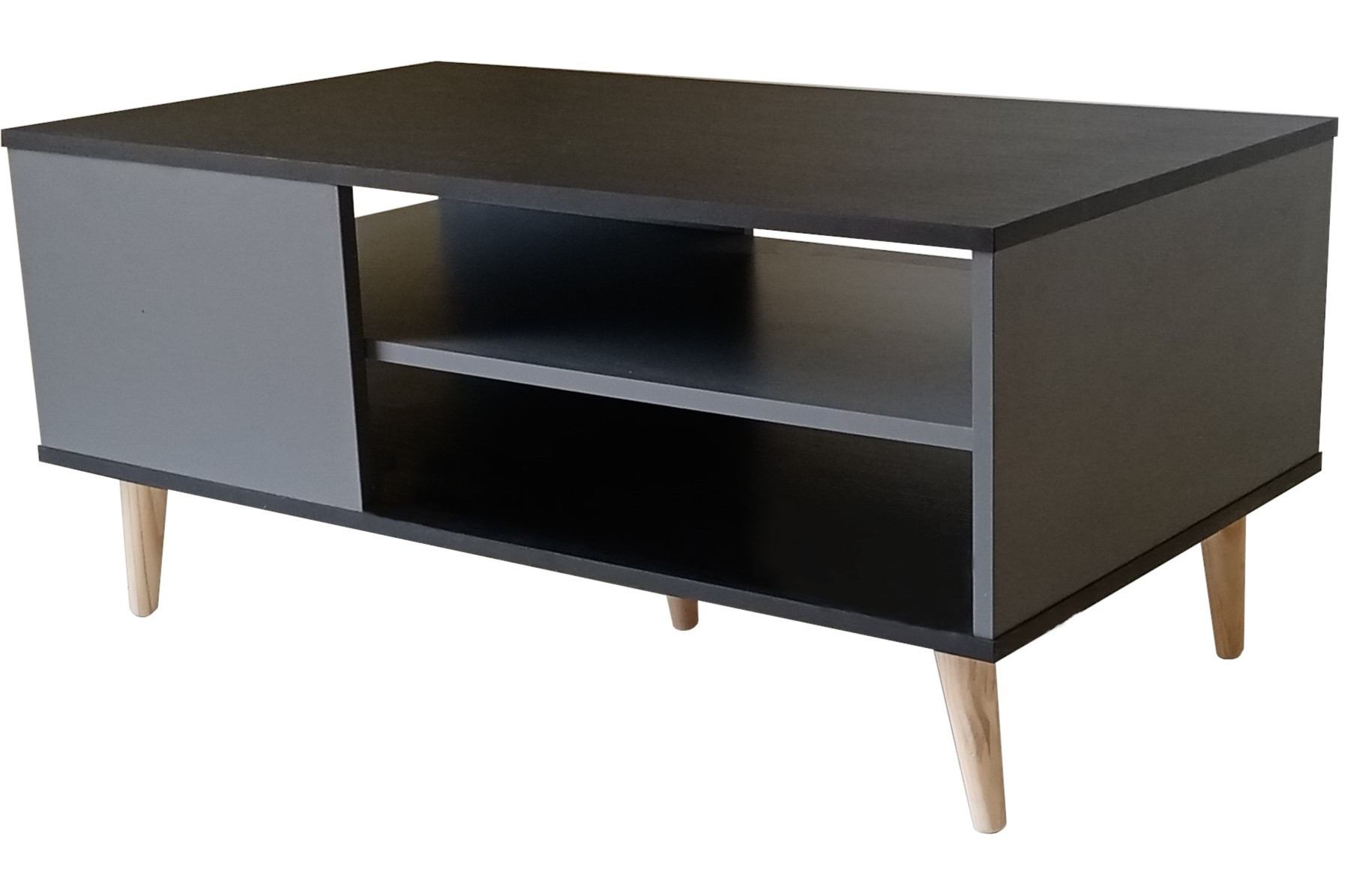 Castello Coffee Table - Ebony & Storm Grey