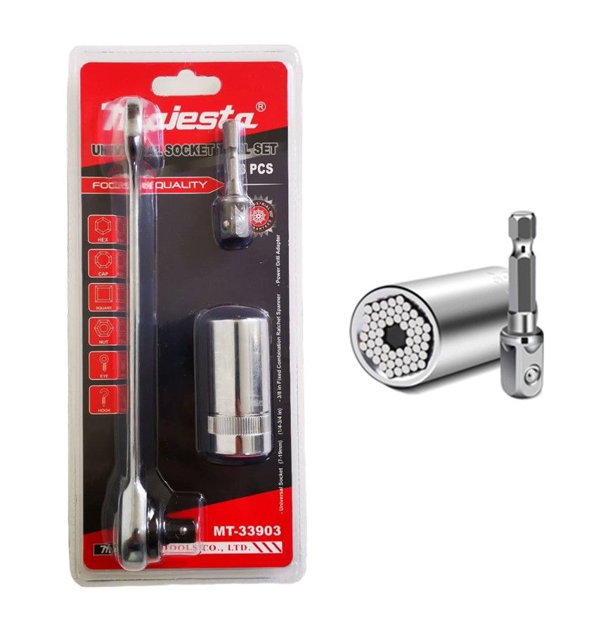 Majesta 3PCS Universal Socket Tool (Fixed)