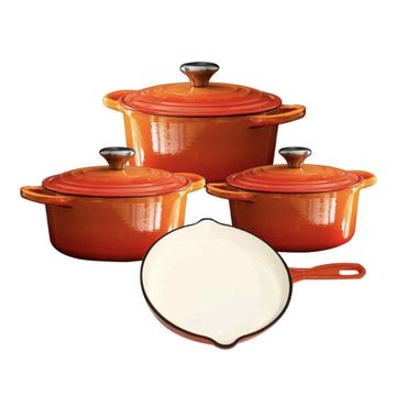 Homepro - 7 Piece Cast-iron Pot Set