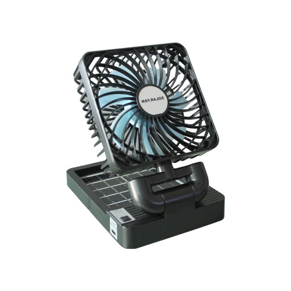SOLAR FAN 35*13CM - RECHARGABLE