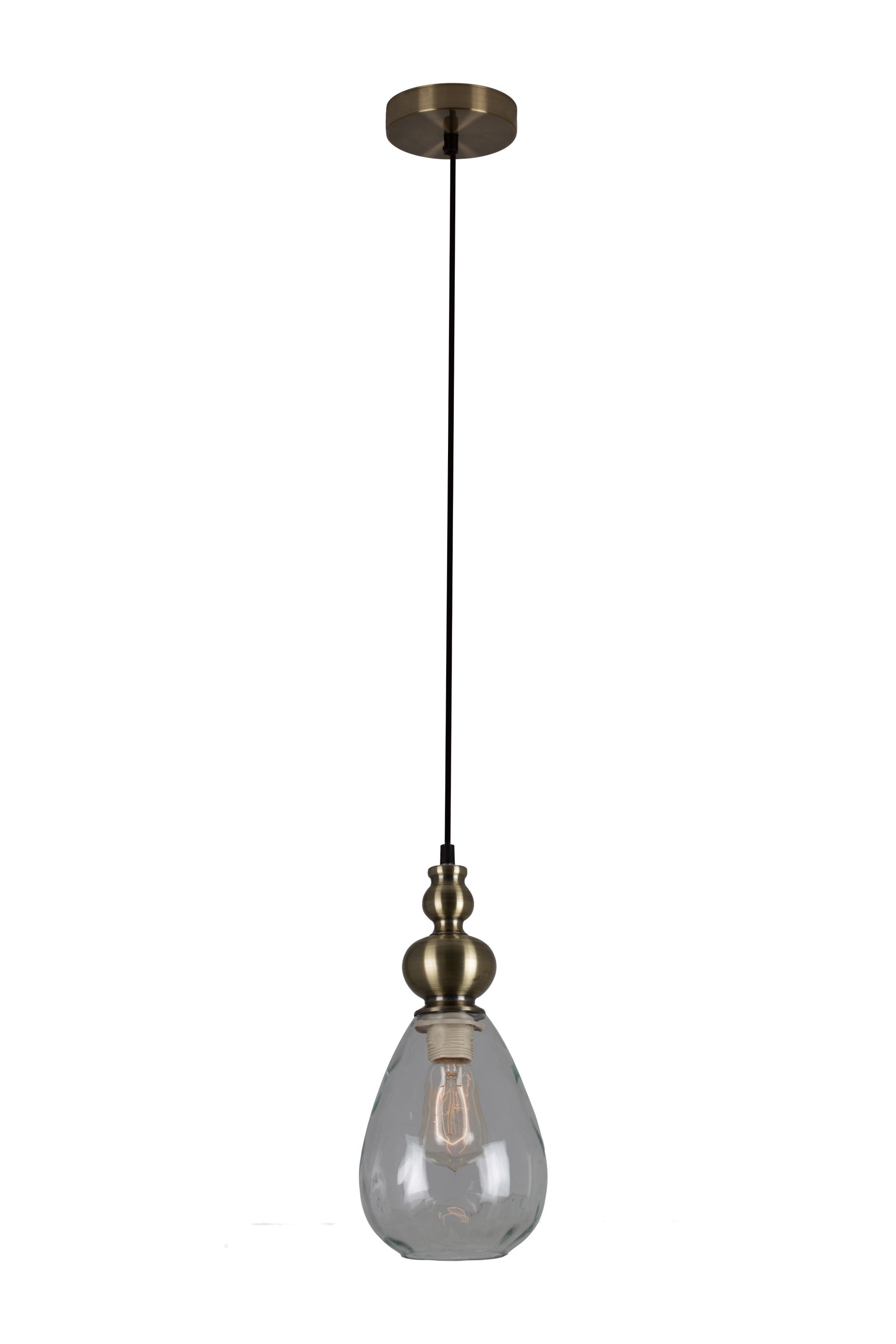 Eurolux Victoria Pendant 160mm Clear Glass