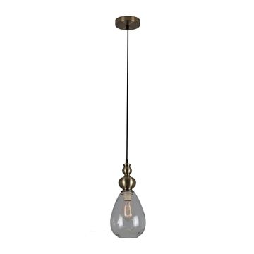 Eurolux Victoria Pendant 160mm Clear Glass