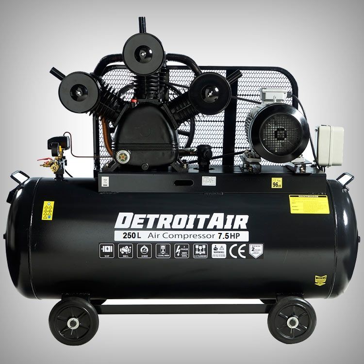Air Compressor DETROIT CAST IRON 7.5Hp (5.5kw) 380V 8Bar