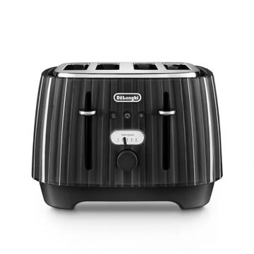 DeLonghi Ballerina 4 Slice toaster - Furnace Black CTD4003.BK