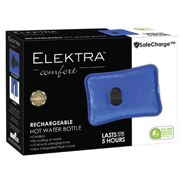 Electric Hot Water Bottle-Blue