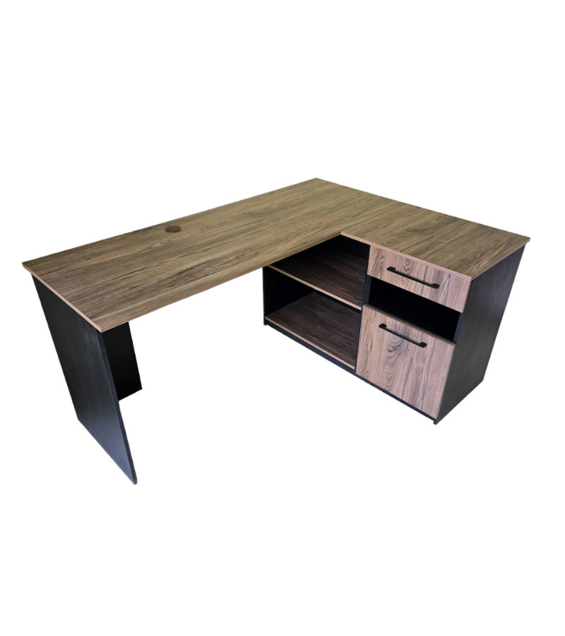 Dublin Corner Desk - Chobe & Ebony