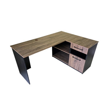 Dublin Corner Desk - Chobe & Ebony