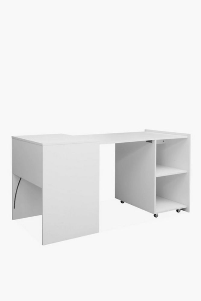 ADAPTIVE OFFICE DESK Transforming L-Shape Design 140 60 72 cm