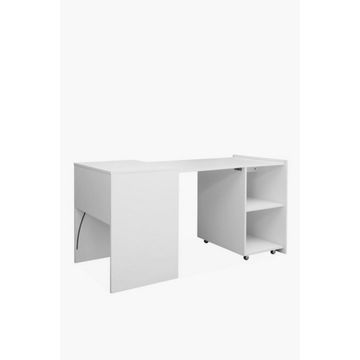 ADAPTIVE OFFICE DESK Transforming L-Shape Design 140 60 72 cm