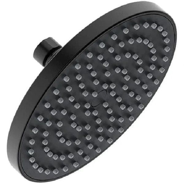 Shower Head 10" Round Matt Black LEROY MERLIN South Africa