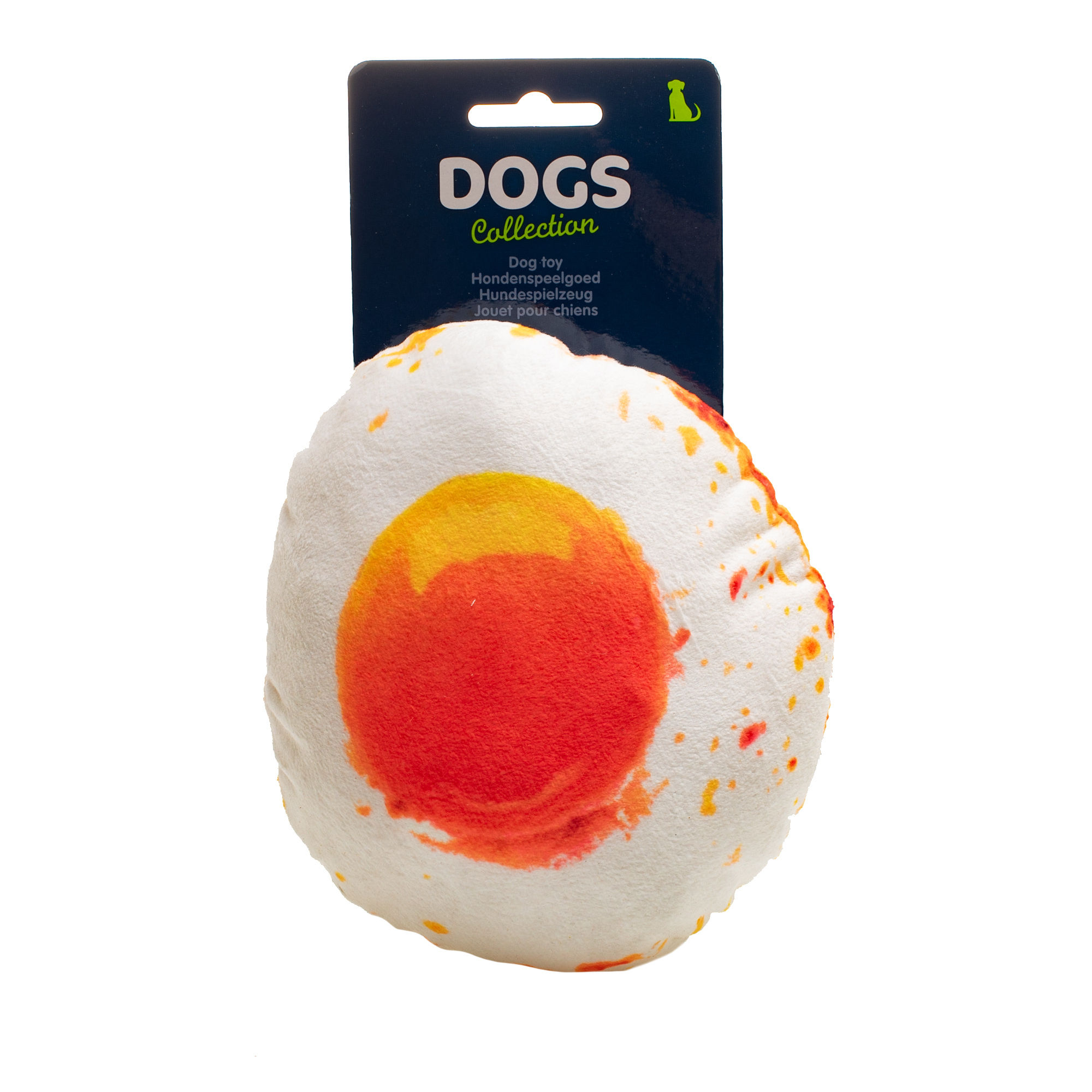 Fried egg hot sale dog toy