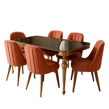 Innofurn-Luxury Coral Dining Set