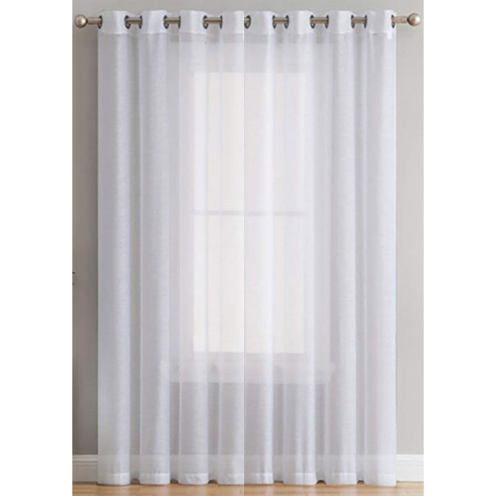 Eyelet on sale voile curtains