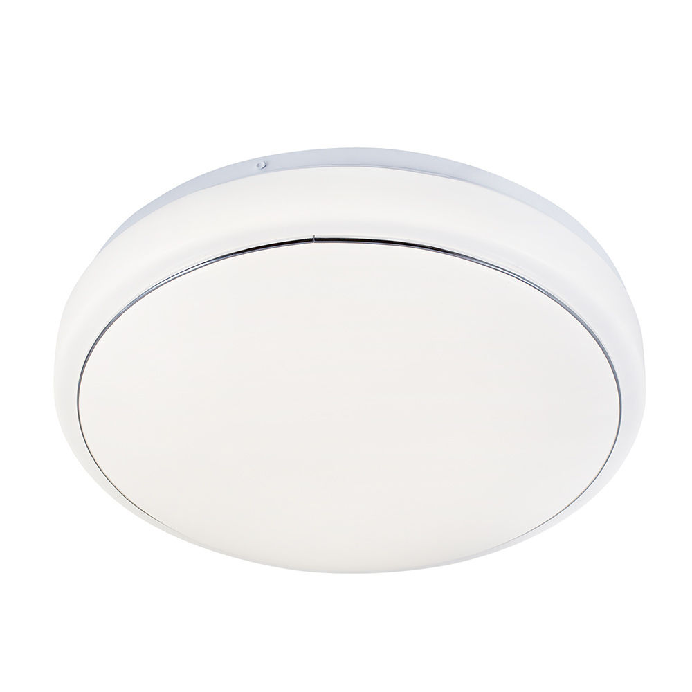 Eurolux - Power LED - Ceiling Light - 285mm - Silver Ring - 2 Pack