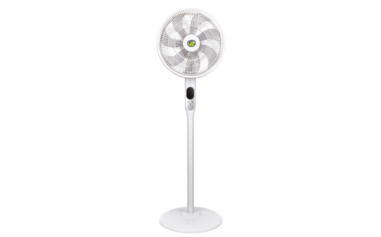 Solent Pedestal Fan White 400mm