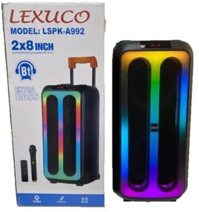 Lexuco Double 8'' Bluetooth Speaker